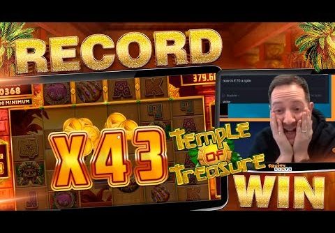 MUST SEE TEMPLE OF TREASURE INSANE BONUS!! Win Multiplier Record!!??