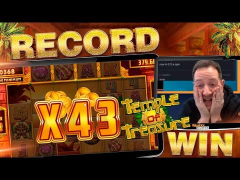 MUST SEE TEMPLE OF TREASURE INSANE BONUS!! Win Multiplier Record!!??