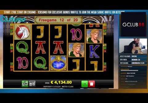 RECORD WIN Online Slot – MAGIC MIRROR Big Win and bonus round