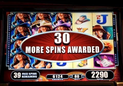 COUNTRY GIRL | WMS – SUPER BIG WIN! 60 Free Spins Slot Bonus