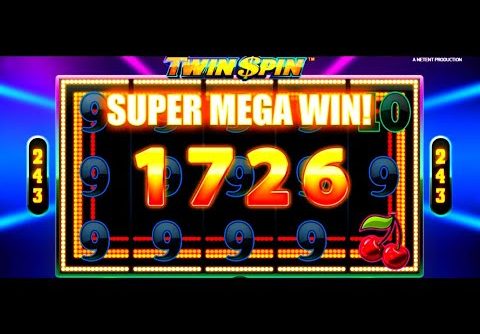 Super mega win on netent Twin Spin slot wins today