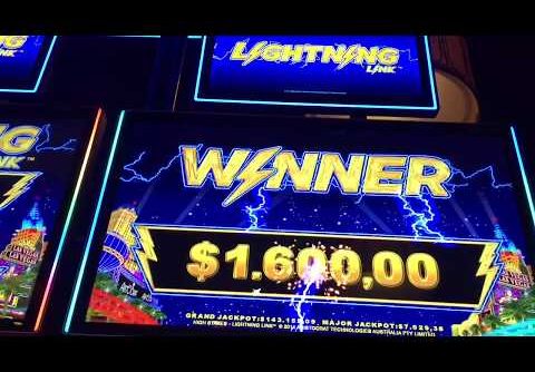 High limit Huge win Lightning Link slot Bonus