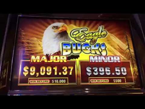 Big Win $$$  on High Limit **Eagle Bucks Slot Machine** Bonus**