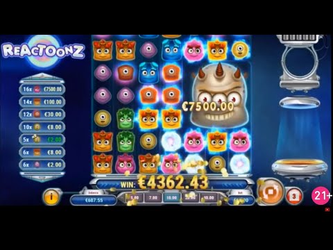 REACTOONZ MEGA WINS 1 spins on Reactoonz! 24 12 2019