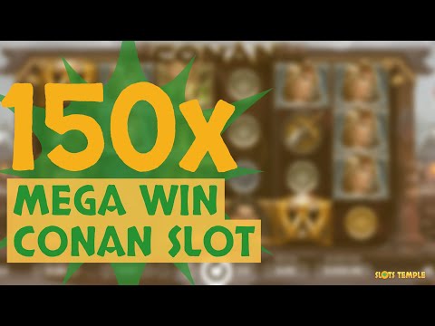 NetEnt Conan Slot  – 15 Free Spins and 150x Mega Win
