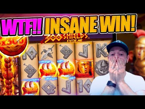 MUST SEE EXTREME SLOT WIN ON 300 SHIELDS!!