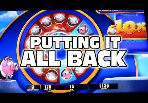 PUTTING THE BIG WIN ALL BACK – Casino Slot Machine Bonus Wins