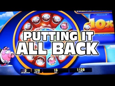 PUTTING THE BIG WIN ALL BACK – Casino Slot Machine Bonus Wins