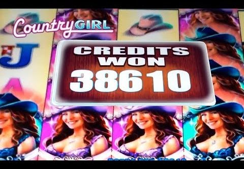 *SUPER BIG WIN!* – Country Girl – Slot Machine Bonus (WMS)