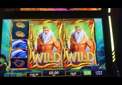 Mega huge win on king of Atlantis slot machine by IGT (handpay)