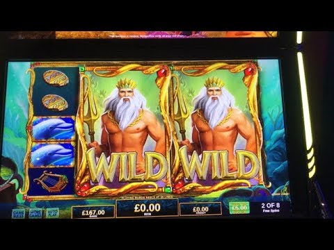 Mega huge win on king of Atlantis slot machine by IGT (handpay)