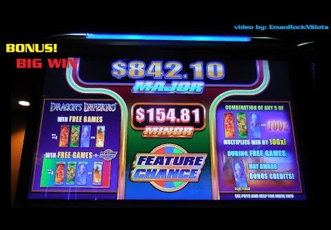 Dragon’s Inferno (Dragon’s Fire) Slot Machine BIG WIN Bonus