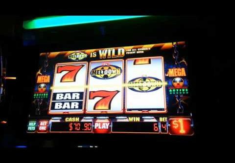 NEW! Total MEGA Meltdown $1 Slot Machine Progressive Win!!! $4 Max Bet..