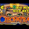 BIG WIN! – Cleopatra 5cent denom…NICE BET! – Slot Machine Bonus