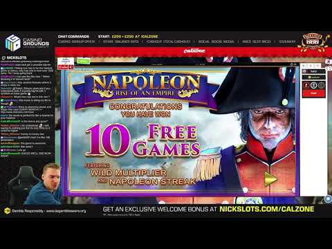 BIG WIN on Napoleon Slot – £4 Bet!