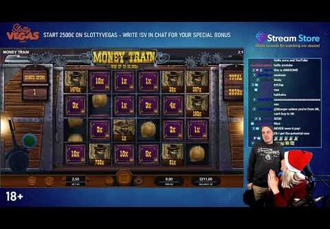 MEGA BIG WIN ON MONEY TRAIN! (BONUS BUY)