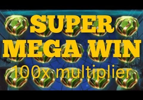 SUPER MEGA WIN on Golden Grimoire video slot