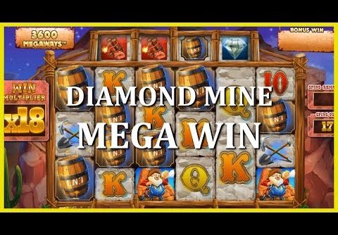 MY BIGGEST WIN ON DIAMOND MINE (SO FAR) – 5€ BET!!