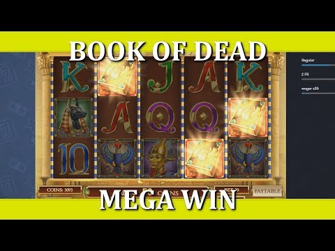 BOOK OF DEAD – MEGA WIN + MEGA TEASE.. TWICE!! 2€ BET