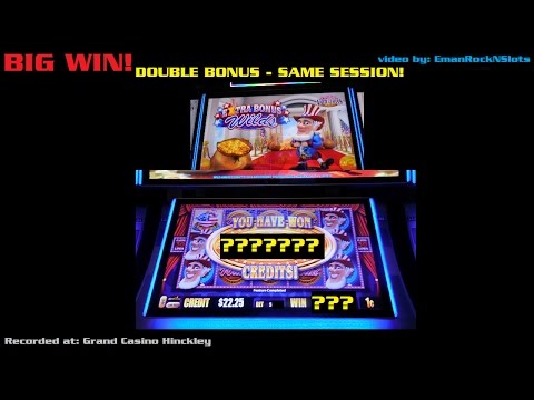 Wild Ameri’Coins Slot Machine Double Bonus BIG WIN!
