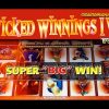 Wicked Winnings IV Slot – *SUPER BIG WIN* – NEW! – Slot Machine Bonus