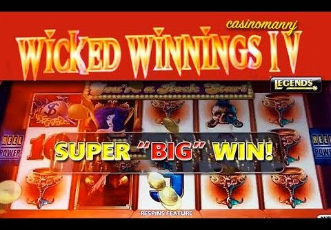 Wicked Winnings IV Slot – *SUPER BIG WIN* – NEW! – Slot Machine Bonus