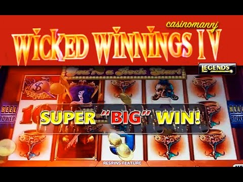 Wicked Winnings IV Slot – *SUPER BIG WIN* – NEW! – Slot Machine Bonus