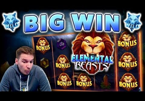 BIG WIN on Elemental Beasts Slot – £6 Bet!