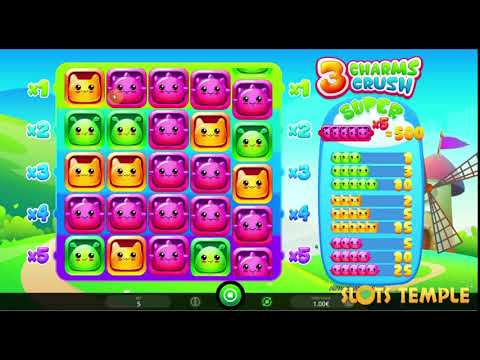 Big Wins on 3 Charms Crush Slot from iSoftBet