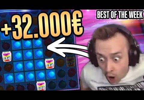 Streamer Mega Win  on Jammin Jars  slot  –  TOP 5 Biggest wins of the week