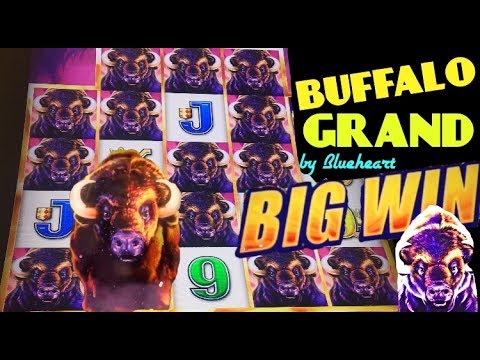 BUFFALO GRAND slot machine Min Bet Bonus & BIG WIN MEGA LINE HIT!