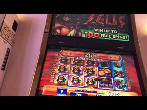 Zeus slot machine high limit jackpot! Huge win! 🏔💸