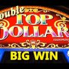 Double TOP Dollar – (All X2 Features!) HIGH DENOM. – BIG WIN! – Slot Machine Bonus