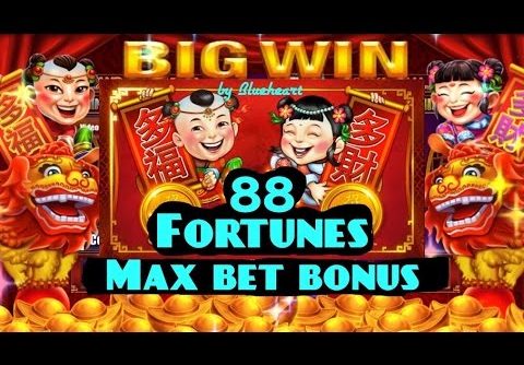 88 FORTUNES slot machine MAX BET BONUS “BIG WIN”