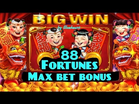 88 FORTUNES slot machine MAX BET BONUS “BIG WIN”