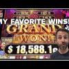 MY FAVORITE BIGGEST WINS AND BEST SLOT MACHINE JACKPOTS FROM 2019!