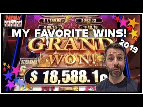 MY FAVORITE BIGGEST WINS AND BEST SLOT MACHINE JACKPOTS FROM 2019!