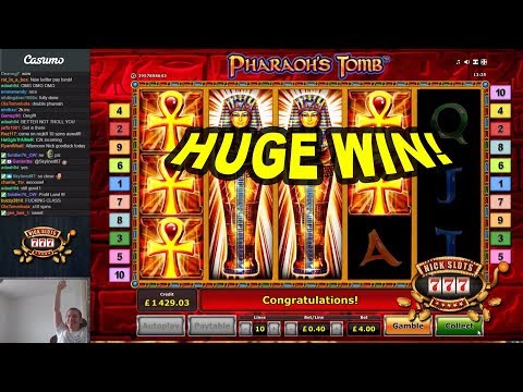 HUGE WIN on Pharaoh’s Tomb Slot – £4 Bet!