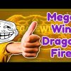 Awesome Free Spins on Dragons Fire Online Slot Mega Win
