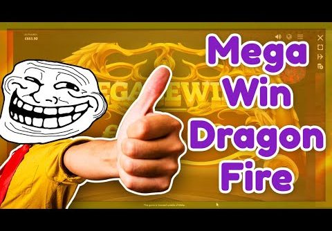 Awesome Free Spins on Dragons Fire Online Slot Mega Win