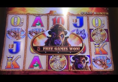 BIG BONUS JACKPOT | How to Win on Buffalo Gold Casino Slot Machine Max Bet | Super Big Win