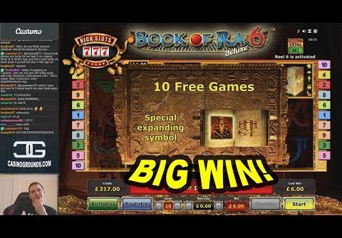 BIG WIN on Book of Ra 6 Slot – £6 Bet!