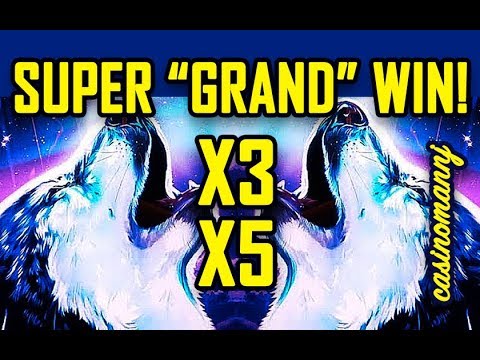 🐺SUPER BIG “GRAND” WIN🐺 – TIMBERWOLF GRAND SLOT – ‘FINALLY SOMETHING!’ – Slot Machine Bonus