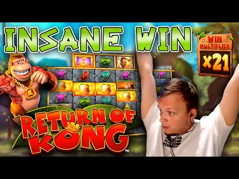 HUGE MEGA WIN on Return of Kong Megaways!!