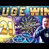 HUGE WIN on Who Wants To Be A Millionaire Slot – £5 Bet