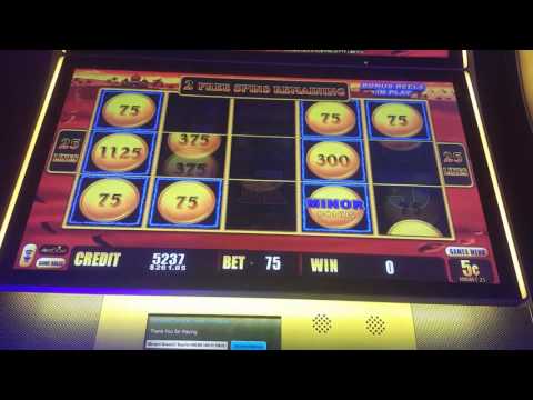 Lightning Link Big Win! Slot machine, $250 Minor Jackpot!