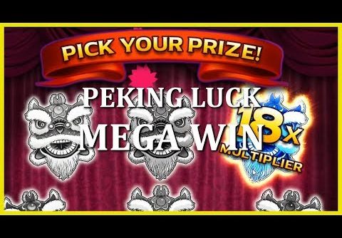 MEGA WIN ON PEKING LUCK – X18 MULTIPLIER – PRAGMATIC PLAY