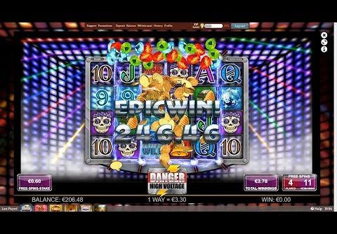 MEGA WIN – Danger! High Voltage – High Voltage Free Spins – NEW Big Time Gaming Slot