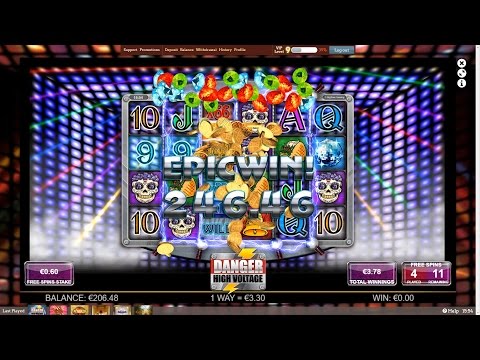 MEGA WIN – Danger! High Voltage – High Voltage Free Spins – NEW Big Time Gaming Slot