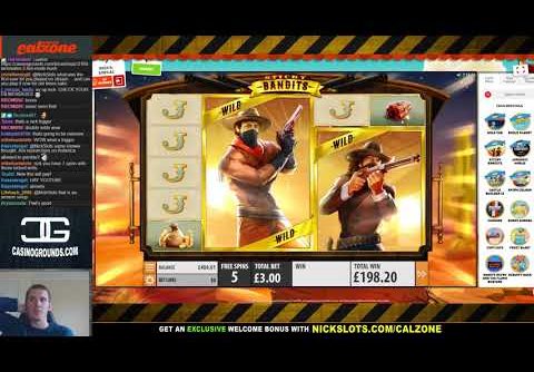 BIG WIN on Sticky Bandits Slot – £3 Bet